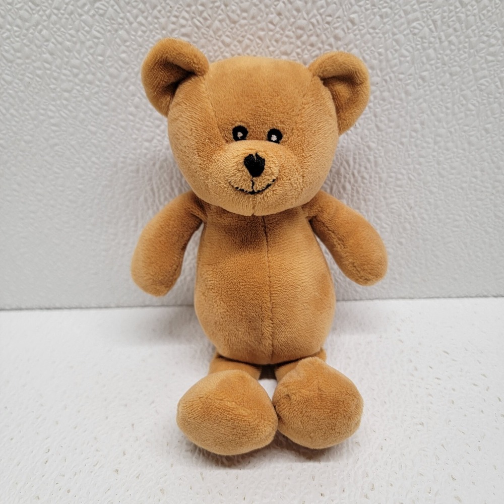 Steven Smith Smiling Brown Bear Sewn Black Eyes 7.5" Plush